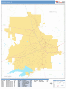 Wichita Falls Digital Map Basic Style
